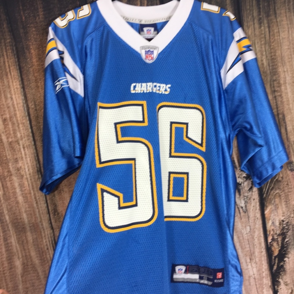 NFL Chargers Jersey Merriman #56 Blue And White